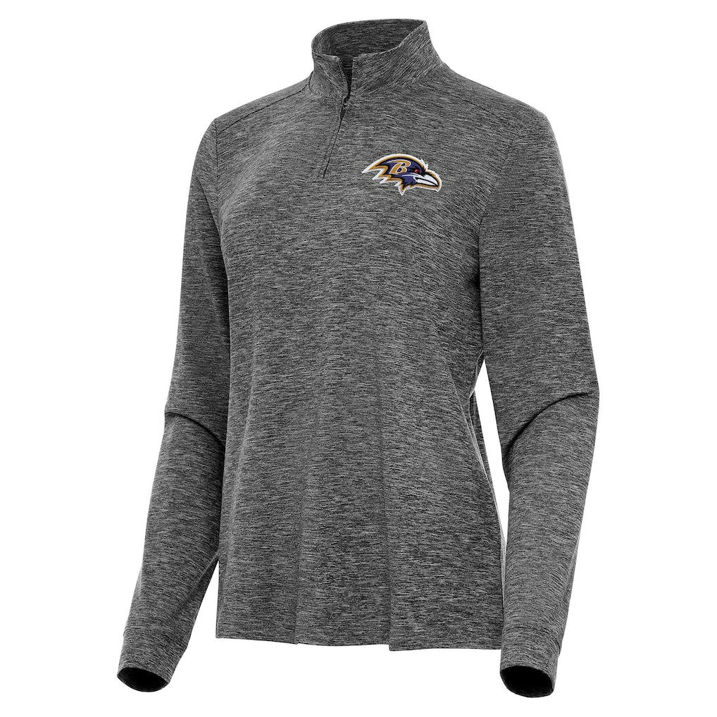 Baltimore Ravens  Antigua Women's Mentor Quarter-Zip Jacket