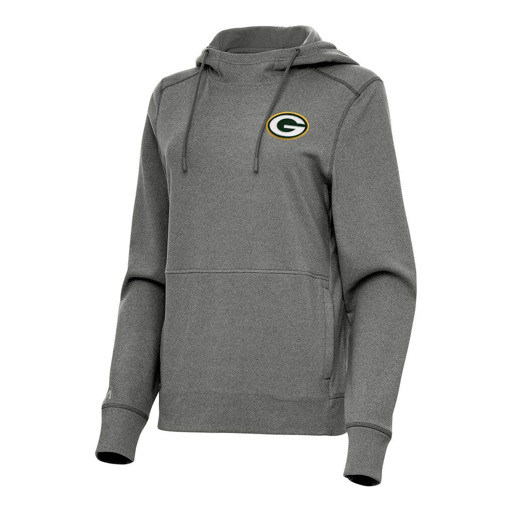 Green Bay Packers  Antigua Women's Justice Pullover Hoodie