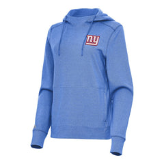 New York Giants  Antigua Women's Justice Pullover Hoodie