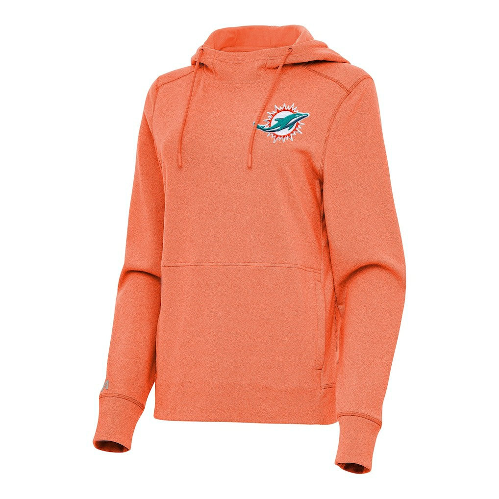 Miami Dolphins  Antigua Women's Justice Pullover Hoodie