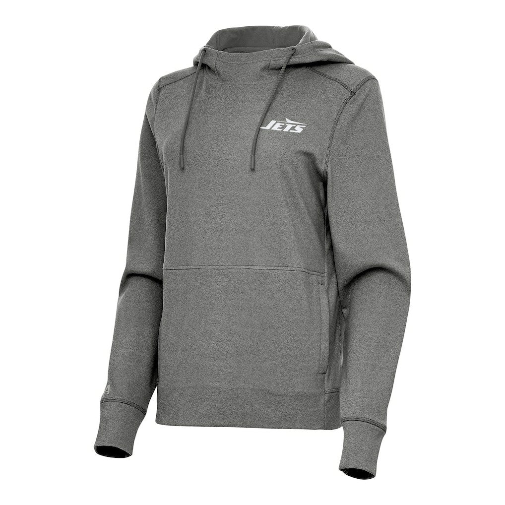 New York Jets  Antigua Women's Justice Pullover Hoodie