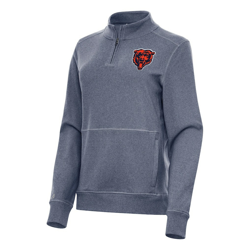Chicago Bears  Antigua Women's Crush Quarter-Zip Jacket