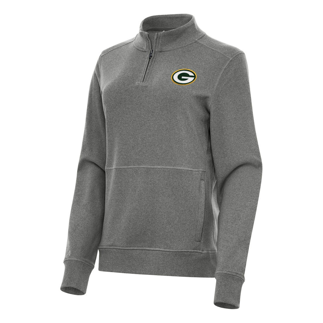 Green Bay Packers  Antigua Women's Crush Quarter-Zip Jacket