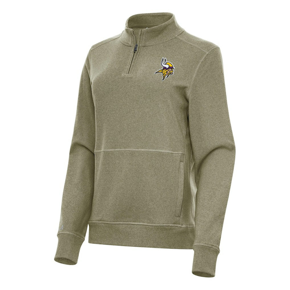 Minnesota Vikings  Antigua Women's Crush Quarter-Zip Jacket
