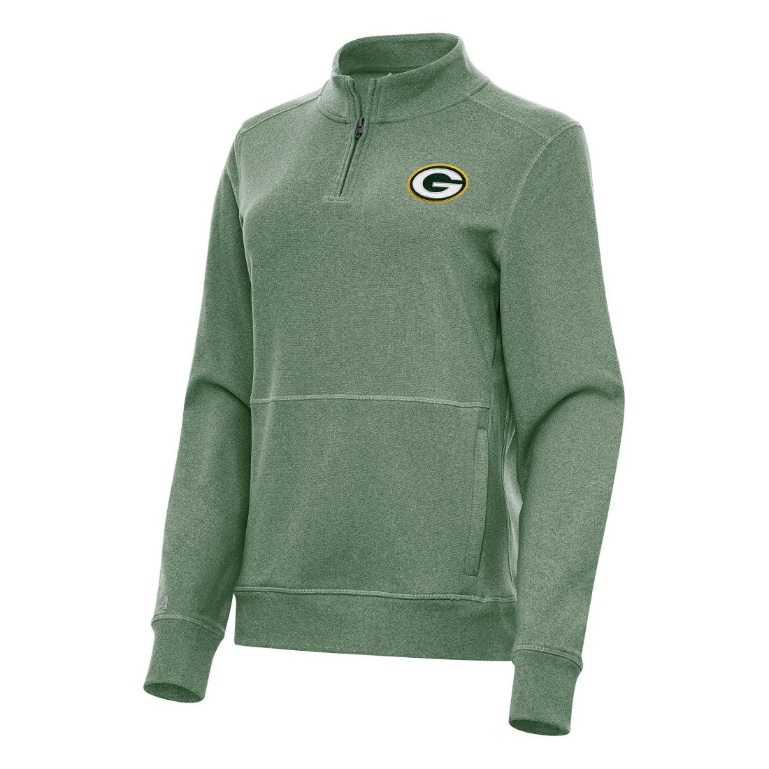 Green Bay Packers  Antigua Women's Crush Quarter-Zip Jacket