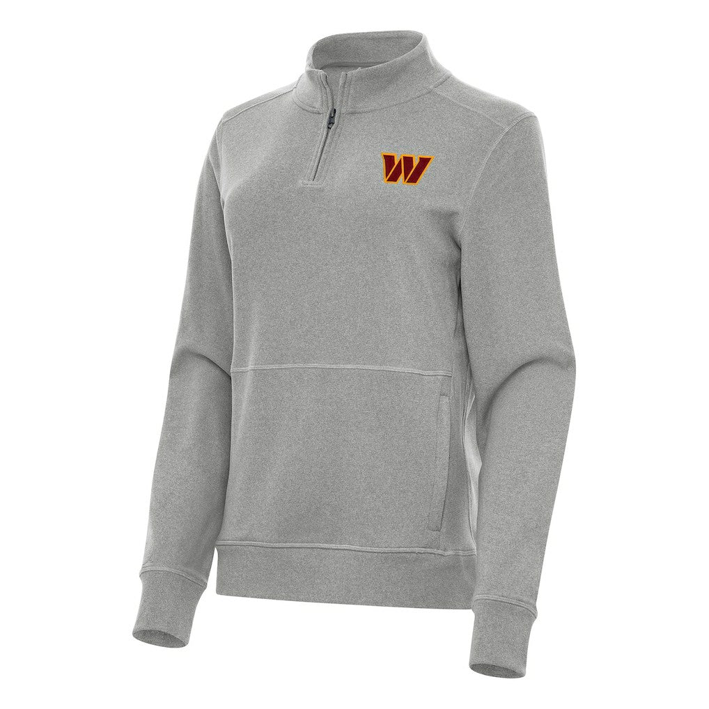 Washington Commanders  Antigua Women's Crush Quarter-Zip Jacket