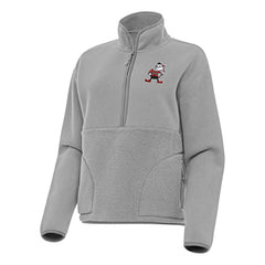 Cleveland Browns  Antigua Women's Figure Half-Zip Sweatshirt