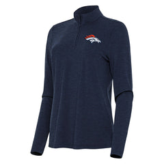 Denver Broncos  Antigua Women's Bright Quarter-Zip Sweatshirt