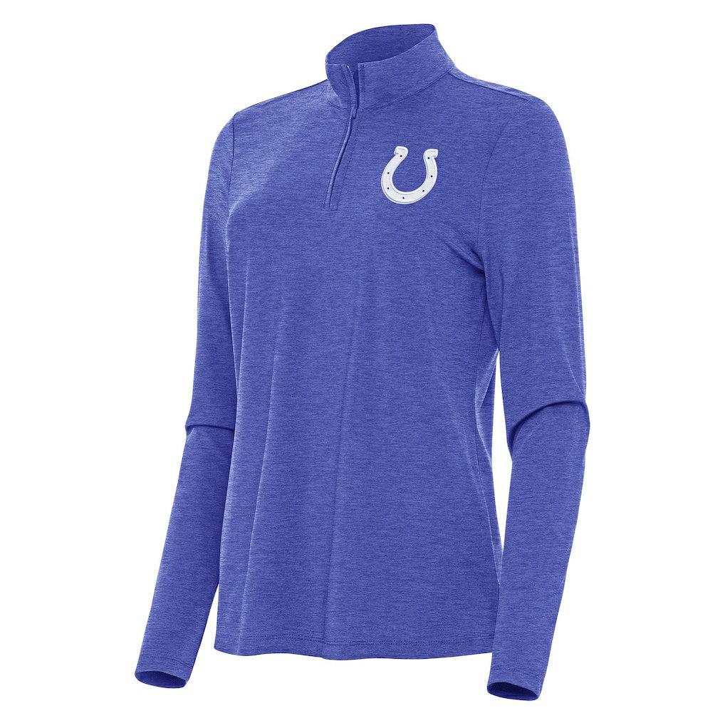 Indianapolis Colts  Antigua Women's Bright Quarter-Zip Sweatshirt
