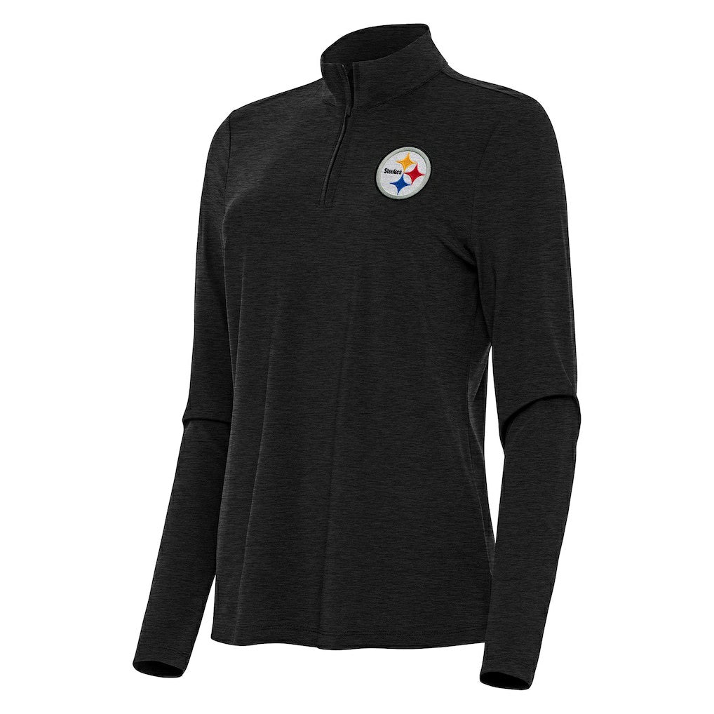 Pittsburgh Steelers  Antigua Women's Bright Quarter-Zip Sweatshirt