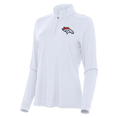 Denver Broncos  Antigua Women's Intent Quarter-Zip Sweatshirt