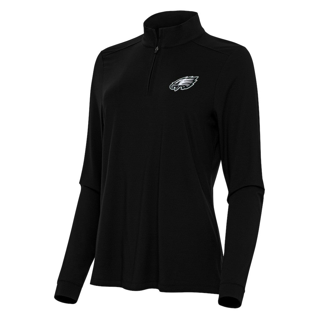 Philadelphia Eagles  Antigua Women's Intent Quarter-Zip Sweatshirt