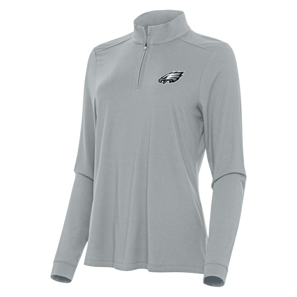 Philadelphia Eagles  Antigua Women's Intent Quarter-Zip Sweatshirt