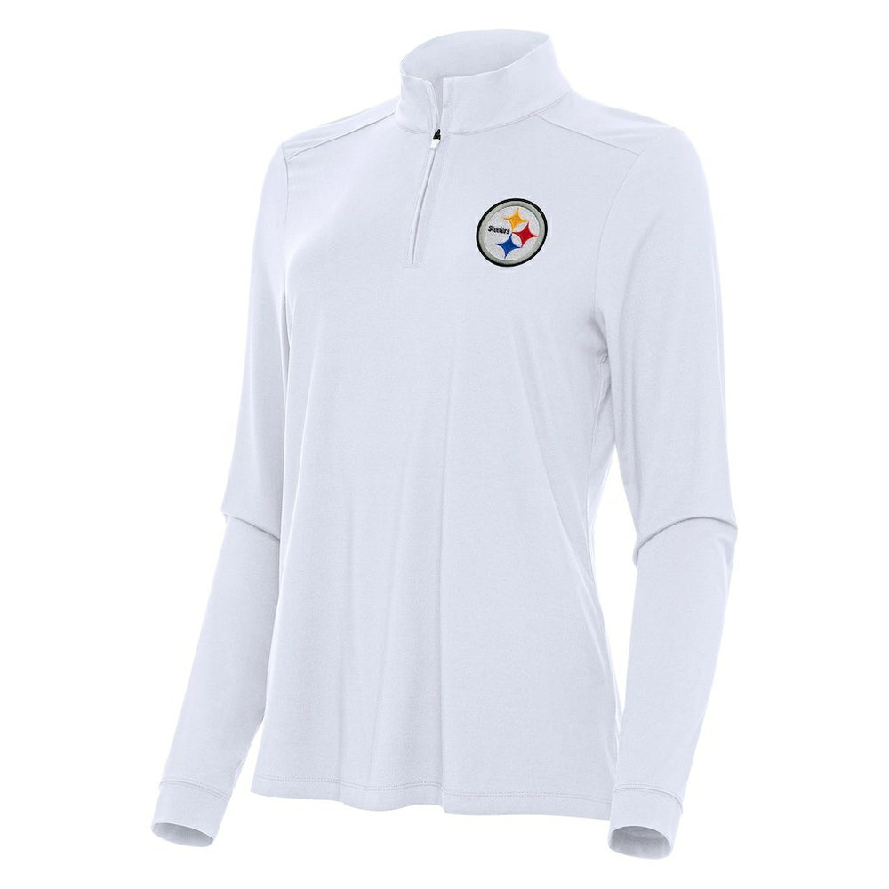 Pittsburgh Steelers  Antigua Women's Intent Quarter-Zip Sweatshirt