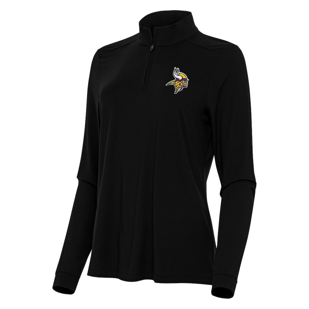 Minnesota Vikings  Antigua Women's Intent Quarter-Zip Sweatshirt