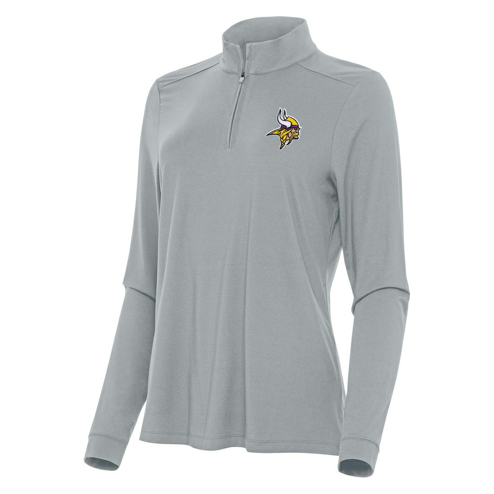 Minnesota Vikings  Antigua Women's Intent Quarter-Zip Sweatshirt