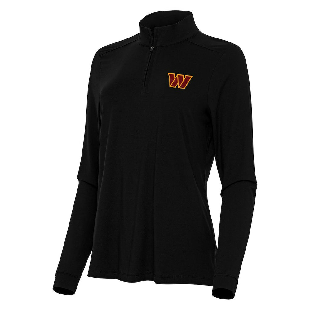 Washington Commanders  Antigua Women's Intent Quarter-Zip Sweatshirt