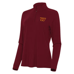 Washington Commanders  Antigua Women's Intent Quarter-Zip Sweatshirt