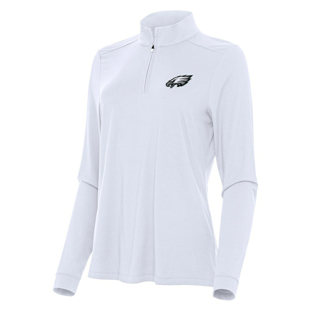 Philadelphia Eagles  Antigua Women's Intent Quarter-Zip Sweatshirt