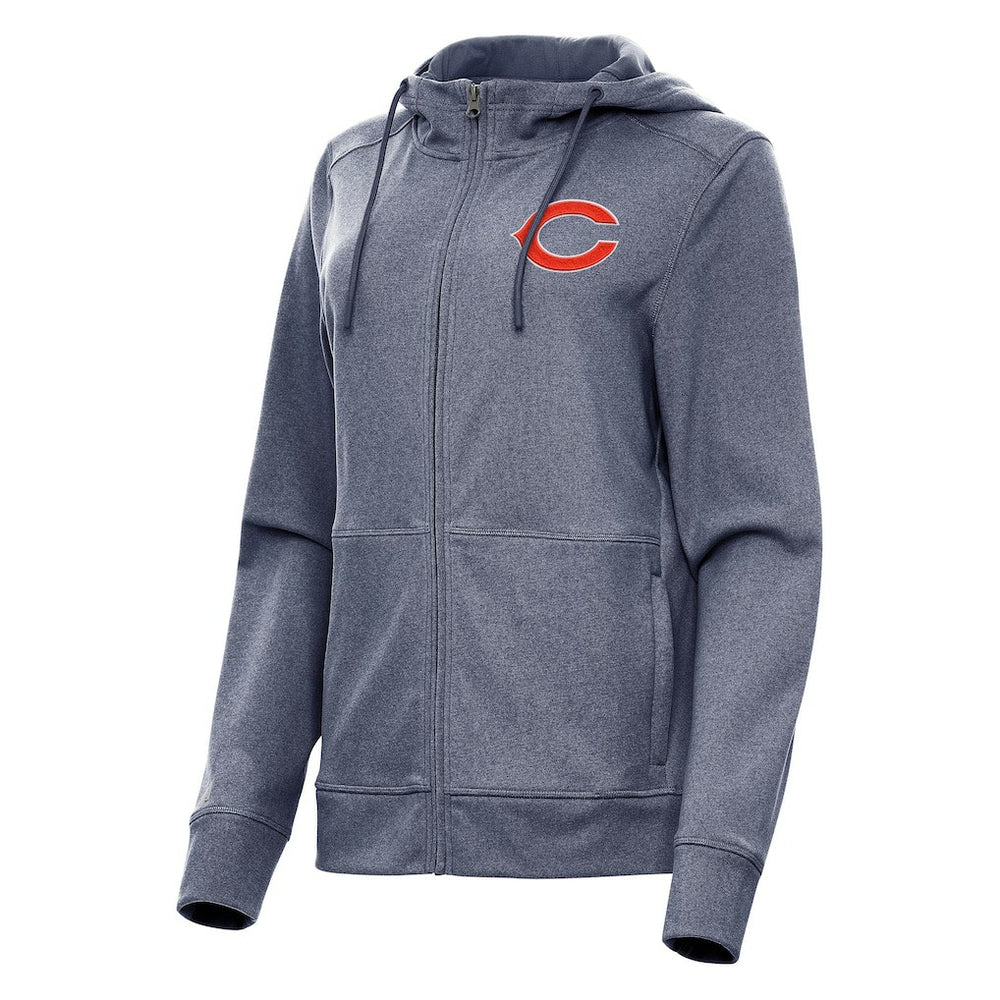 Chicago Bears  Antigua Women's Seeker Full-Zip Hoodie Jacket