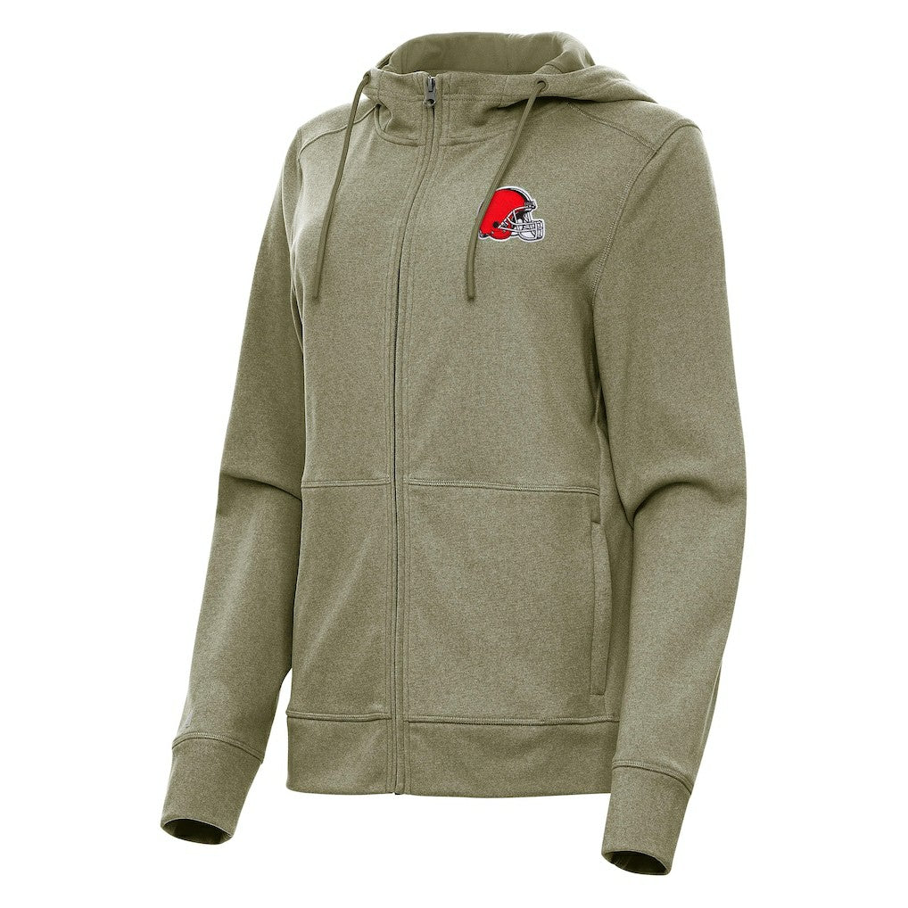 Cleveland Browns  Antigua Women's Seeker Full-Zip Hoodie Jacket