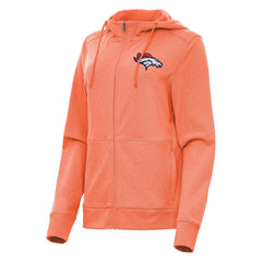 Denver Broncos  Antigua Women's Seeker Full-Zip Hoodie Jacket