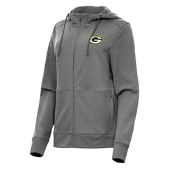 Green Bay Packers  Antigua Women's Seeker Full-Zip Hoodie Jacket