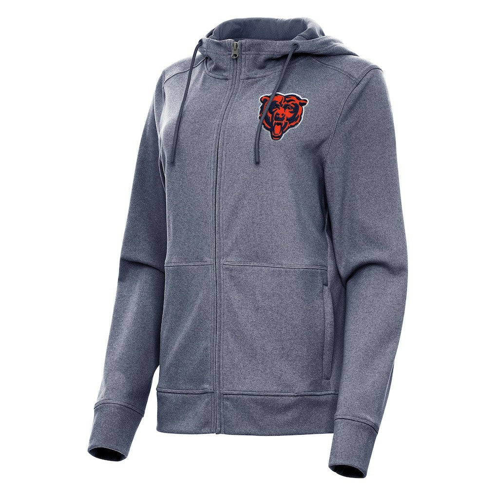 Chicago Bears  Antigua Women's Seeker Full-Zip Hoodie Jacket