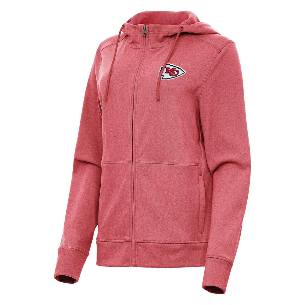 Kansas City Chiefs  Antigua Women's Seeker Full-Zip Hoodie Jacket