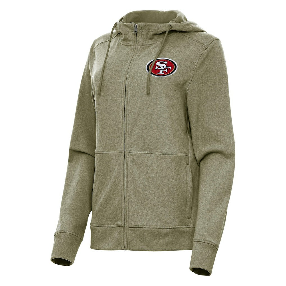San Francisco 49ers  Antigua Women's Seeker Full-Zip Hoodie Jacket