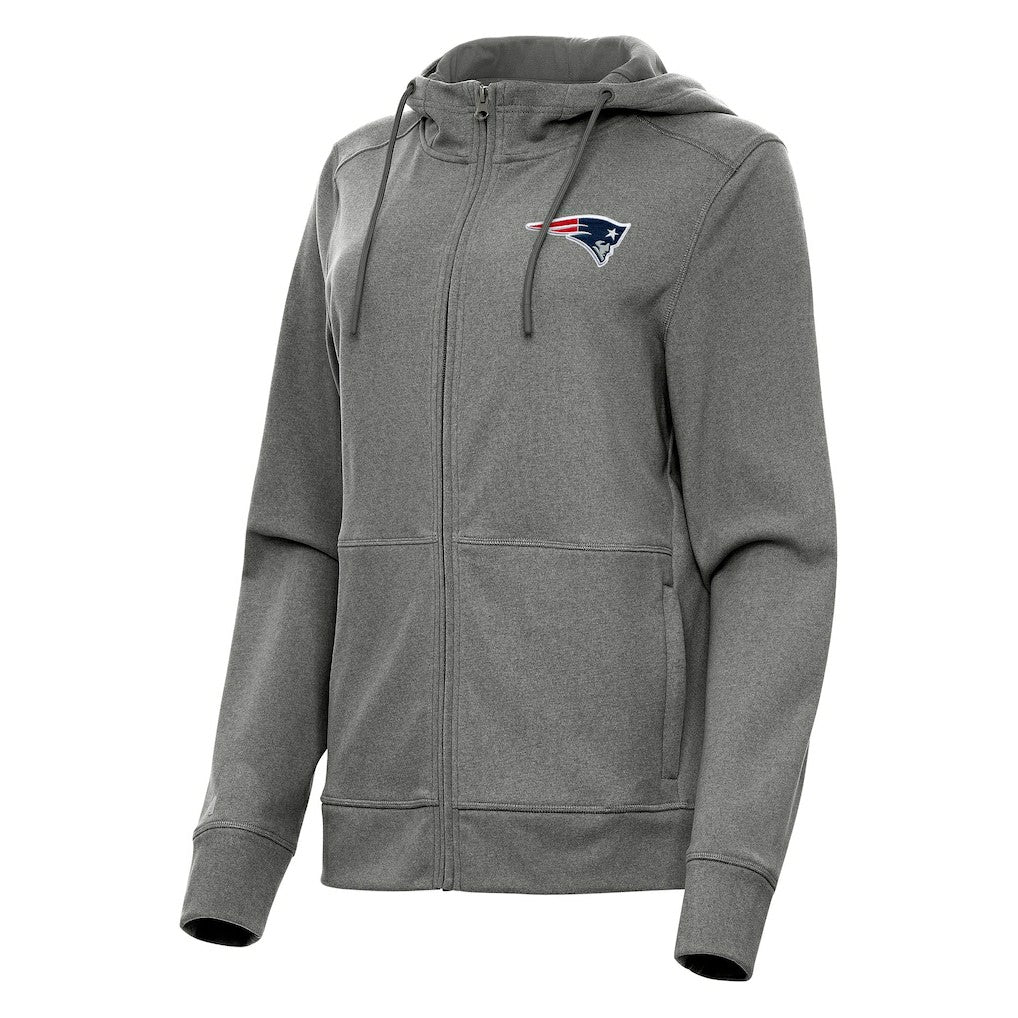 New England Patriots  Antigua Women's Seeker Full-Zip Hoodie Jacket