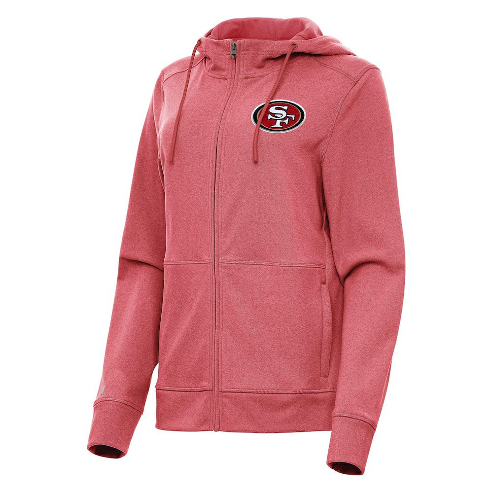San Francisco 49ers  Antigua Women's Seeker Full-Zip Hoodie Jacket