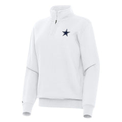 Dallas Cowboys  Antigua Women's Victory Quarter-Zip Top