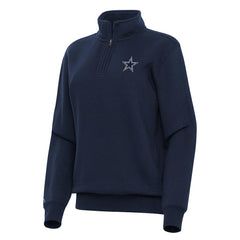 Dallas Cowboys  Antigua Women's Victory Quarter-Zip Top