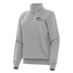 Denver Broncos  Antigua Women's Victory Quarter-Zip Top