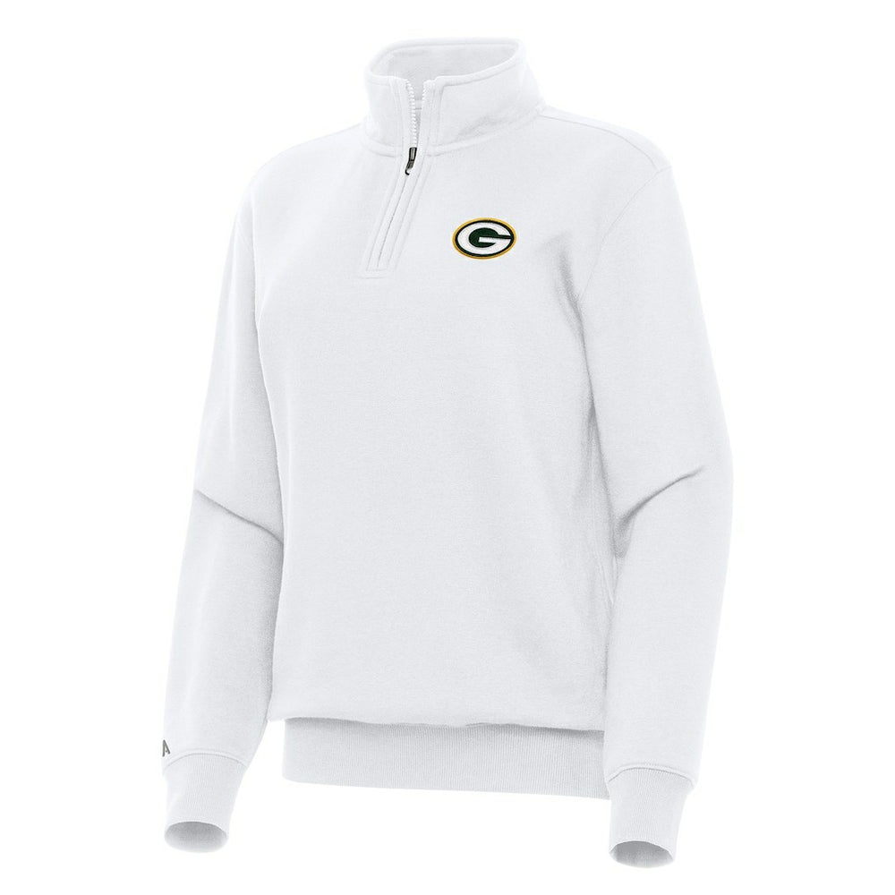 Green Bay Packers  Antigua Women's Victory Quarter-Zip Top