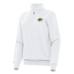 Green Bay Packers  Antigua Women's Victory Quarter-Zip Top