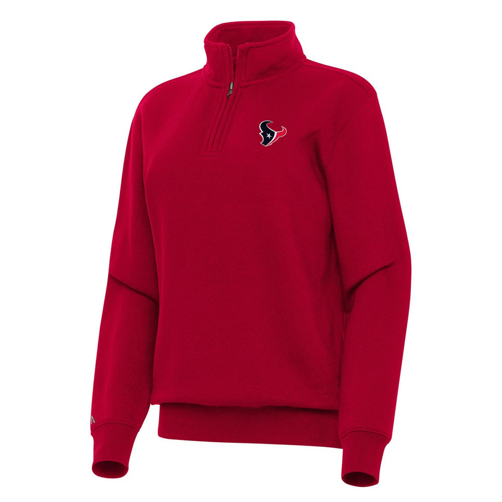 Houston Texans  Antigua Women's Victory Quarter-Zip Top
