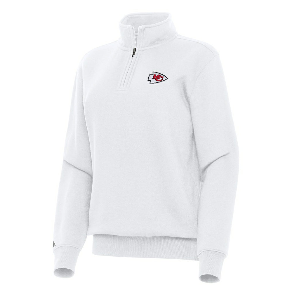 Kansas City Chiefs  Antigua Women's Victory Quarter-Zip Top