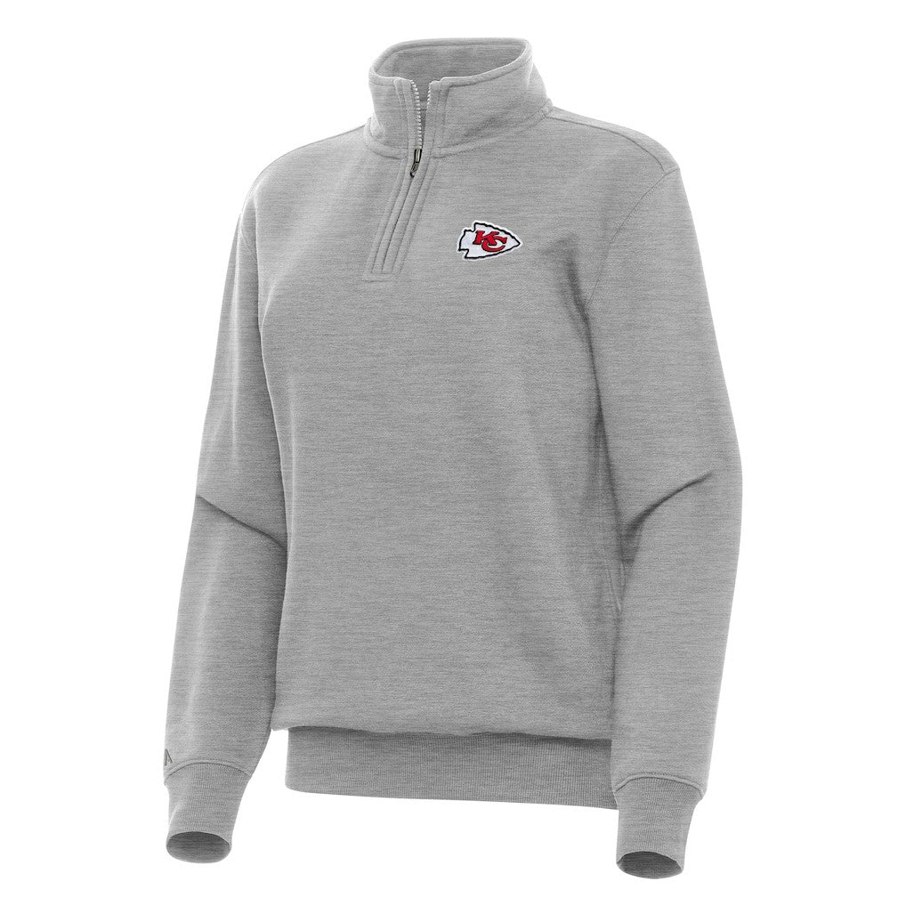 Kansas City Chiefs  Antigua Women's Victory Quarter-Zip Top