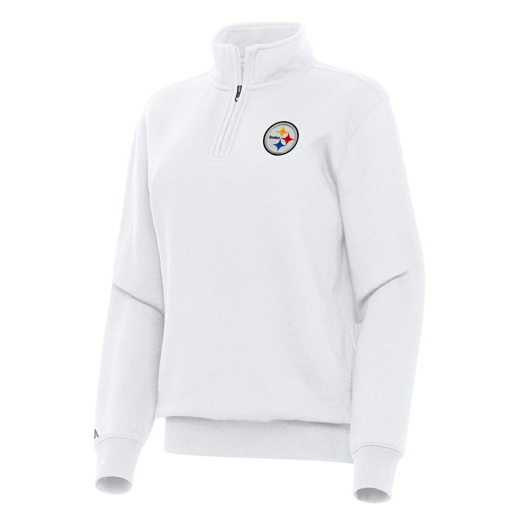 Pittsburgh Steelers  Antigua Women's Victory Quarter-Zip Top