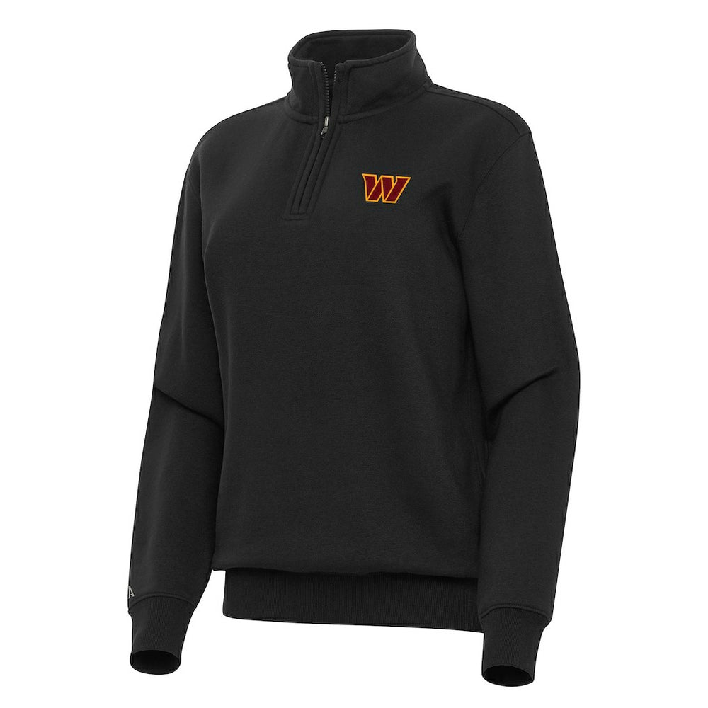 Washington Commanders  Antigua Women's Victory Quarter-Zip Top