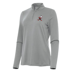 Cleveland Browns  Antigua Women's Reprocess Quarter-Zip Top