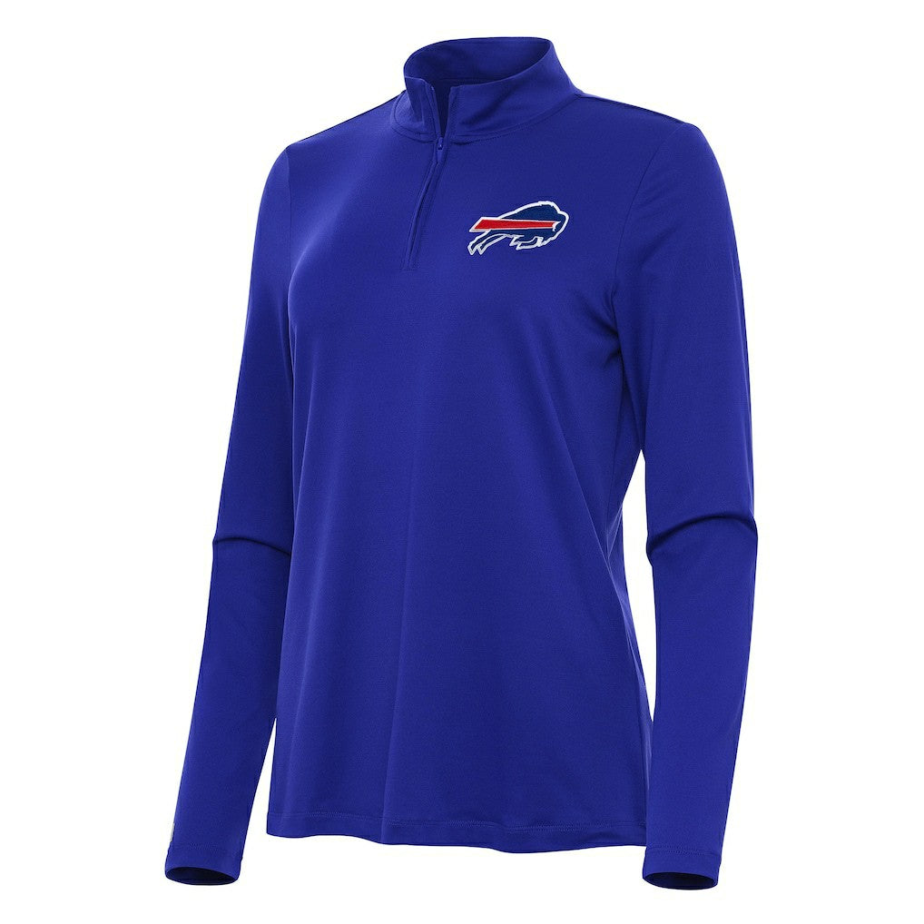 Buffalo Bills  Antigua Women's Reprocess Quarter-Zip Top