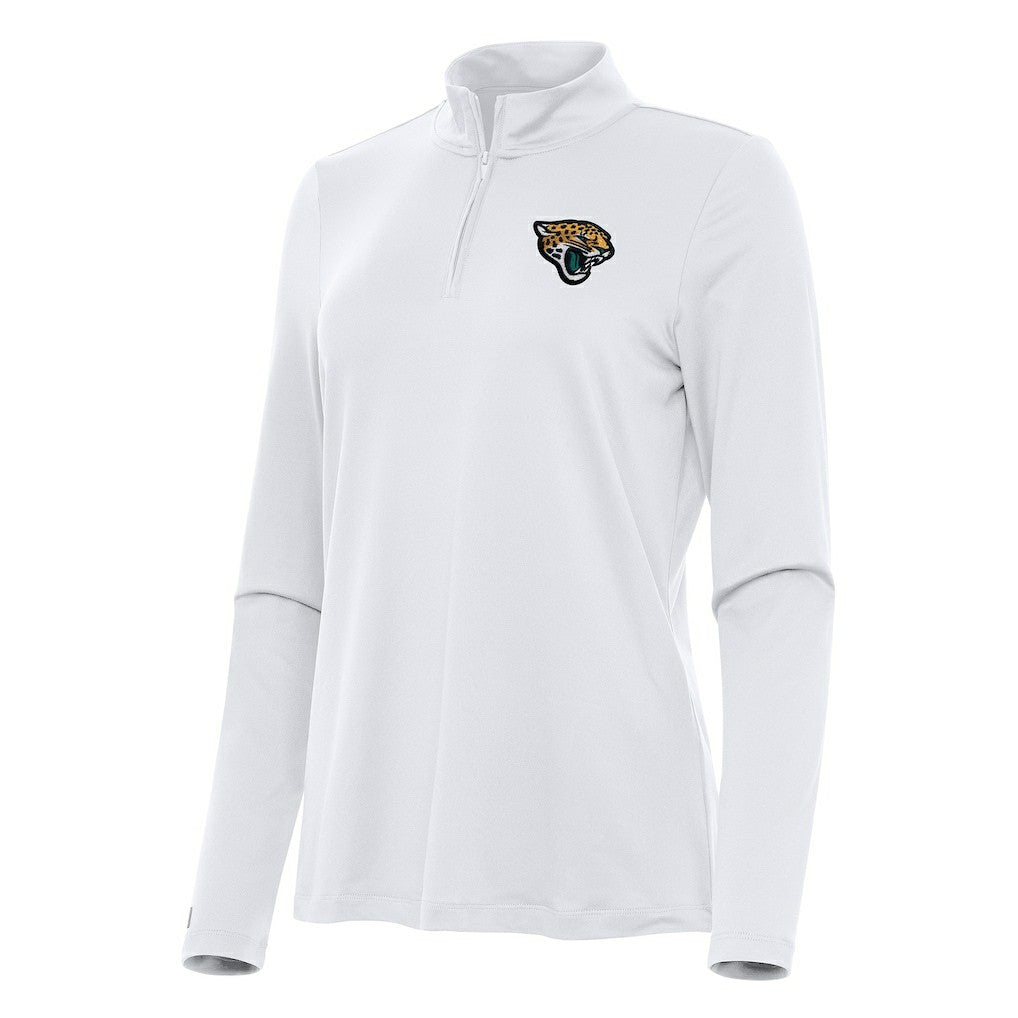 Jacksonville Jaguars  Antigua Women's Reprocess Quarter-Zip Top