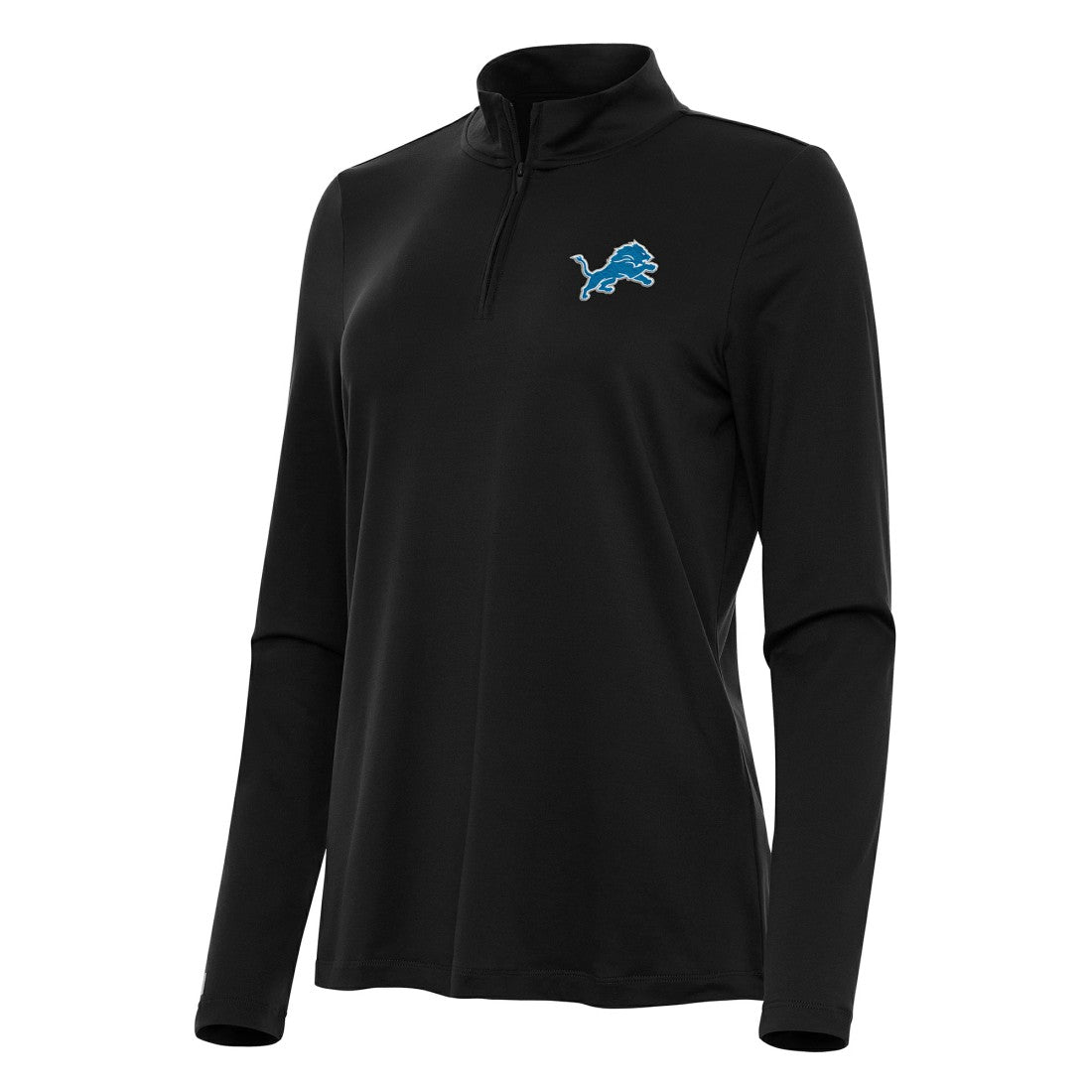 Detroit Lions  Antigua Women's Reprocess Quarter-Zip Top