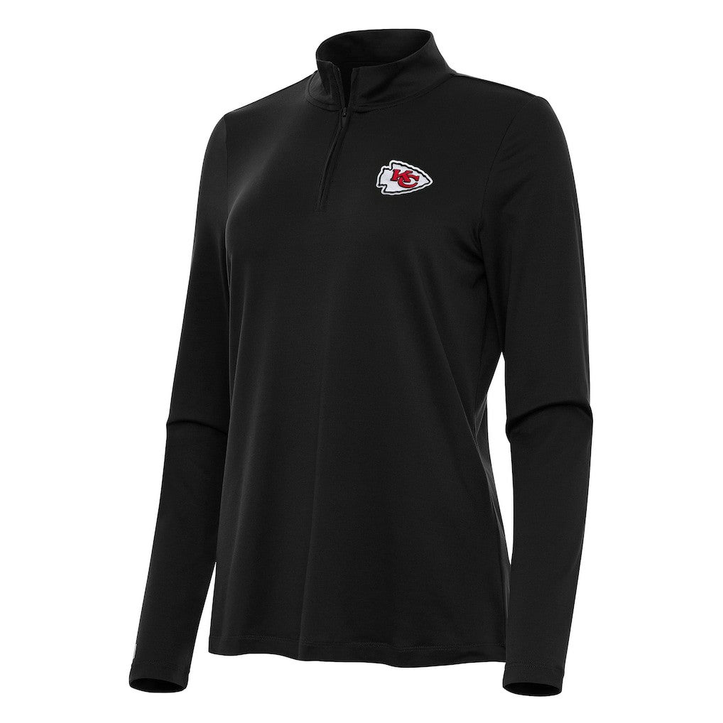 Kansas City Chiefs  Antigua Women's Reprocess Quarter-Zip Top