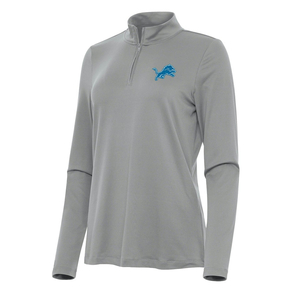 Detroit Lions  Antigua Women's Reprocess Quarter-Zip Top