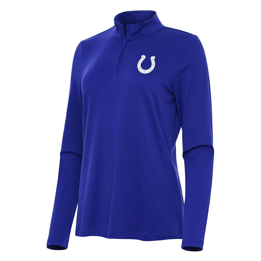 Indianapolis Colts  Antigua Women's Reprocess Quarter-Zip Top