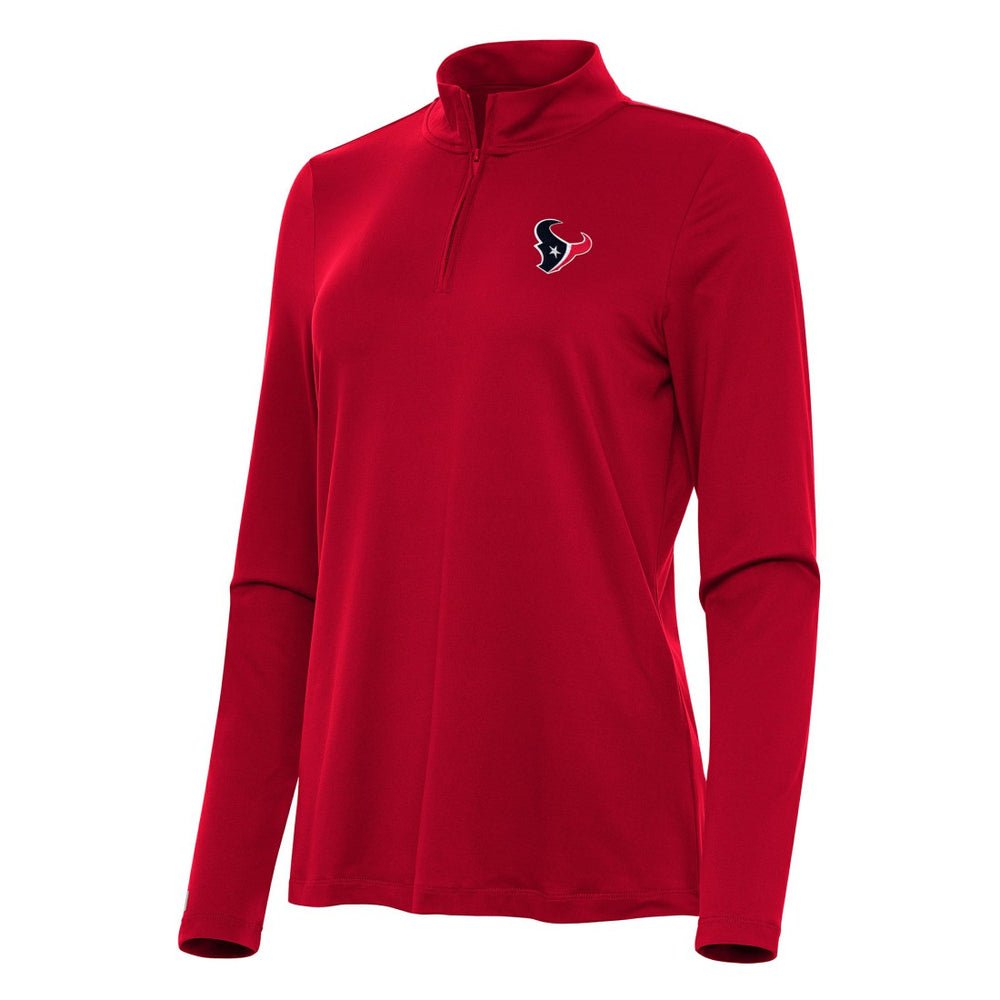 Houston Texans  Antigua Women's Reprocess Quarter-Zip Top